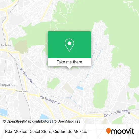 Rda Mexico Diesel Store map