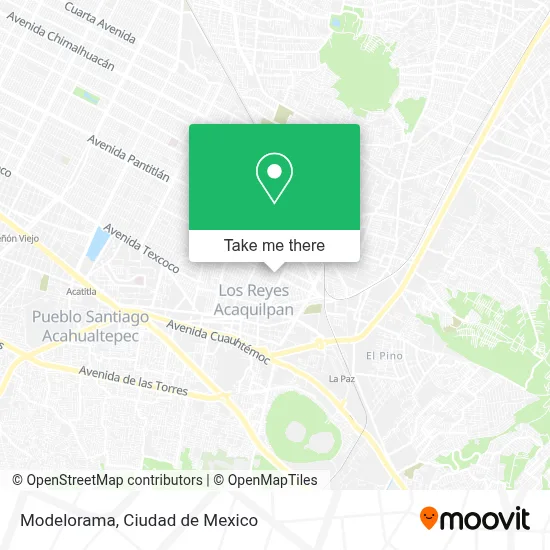 Modelorama map