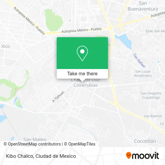 Kibo Chalco map