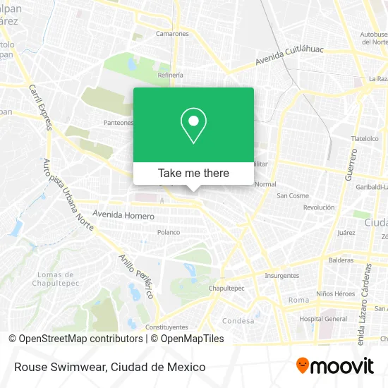 Rouse Swimwear map