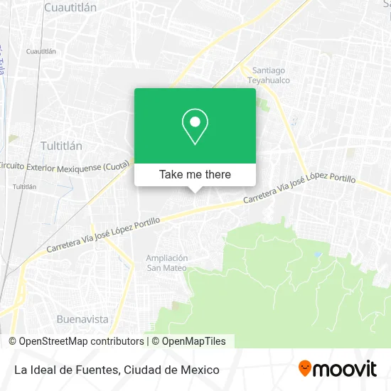 La Ideal de Fuentes map