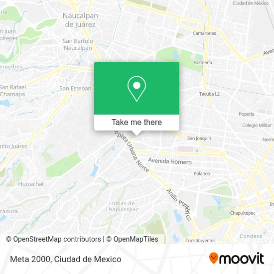 Meta 2000 map