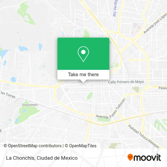 La Chonchis map