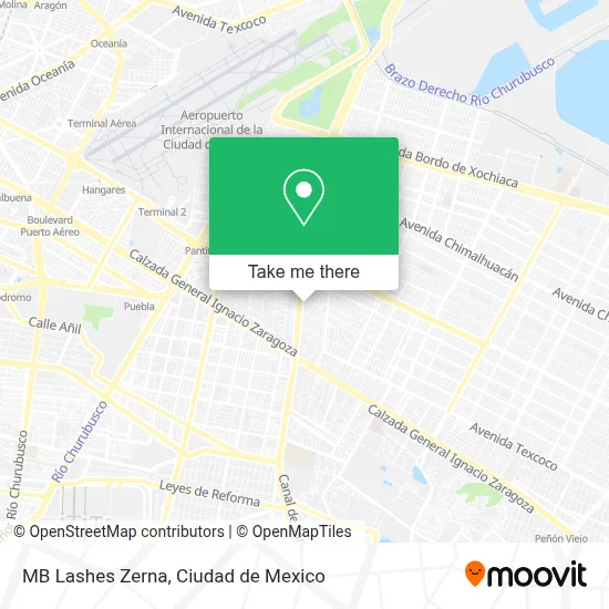 MB Lashes Zerna map