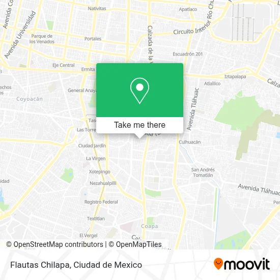 Flautas Chilapa map