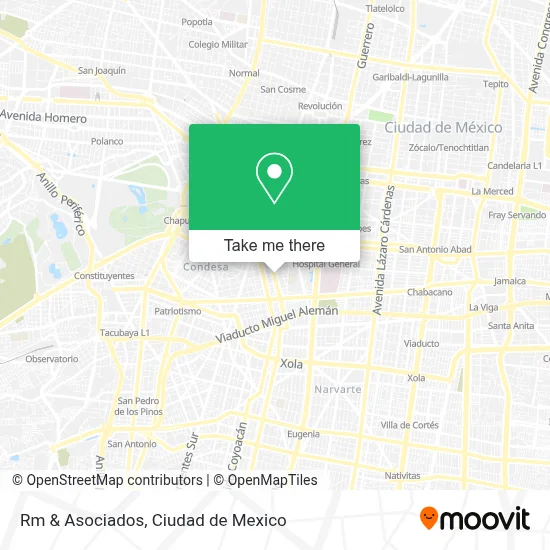 Rm & Asociados map