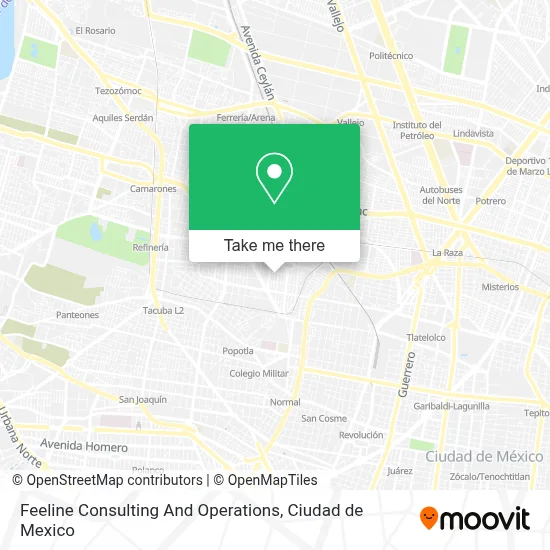 Feeline Consulting And Operations map