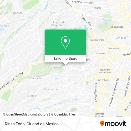 Rines Toño map