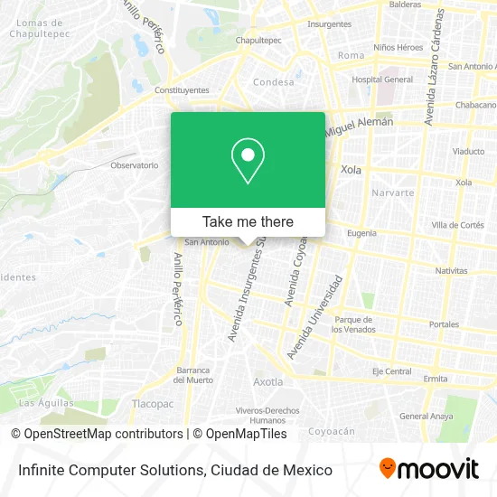 Infinite Computer Solutions map
