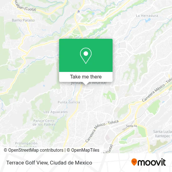 Terrace Golf View map