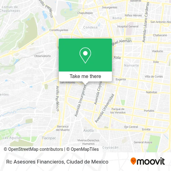 Rc Asesores Financieros map