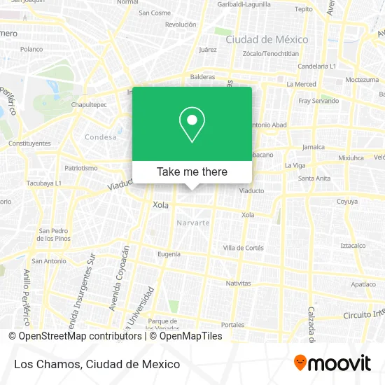 Los Chamos map