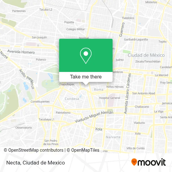 Necta map