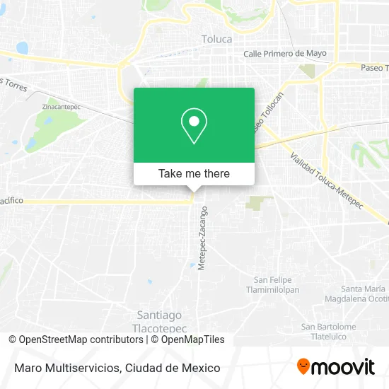 Maro Multiservicios map