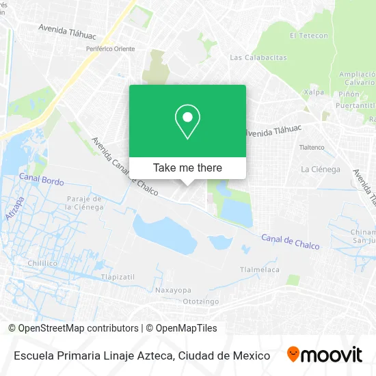 Escuela Primaria Linaje Azteca map