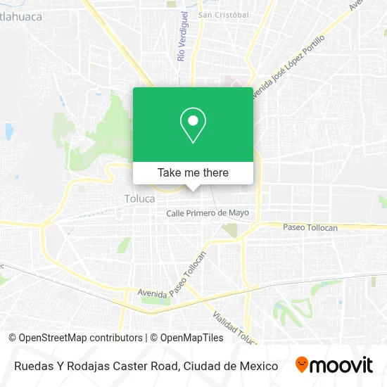 Ruedas Y Rodajas Caster Road map