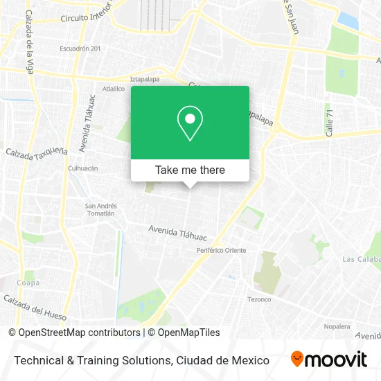 Technical & Training Solutions map