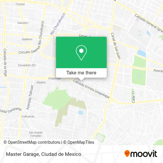 Master Garage map