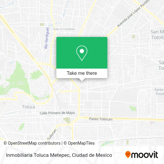 Inmobiliaria Toluca Metepec map