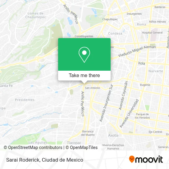 Sarai Roderick map