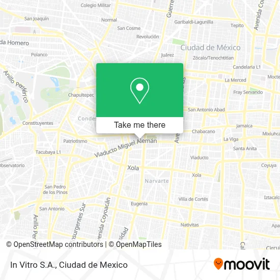 In Vitro S.A. map