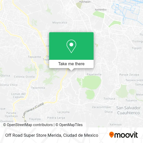 Off Road Super Store Merida map