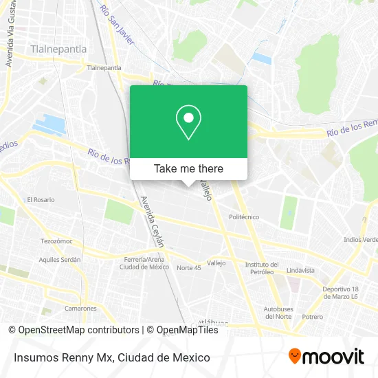 Insumos Renny Mx map