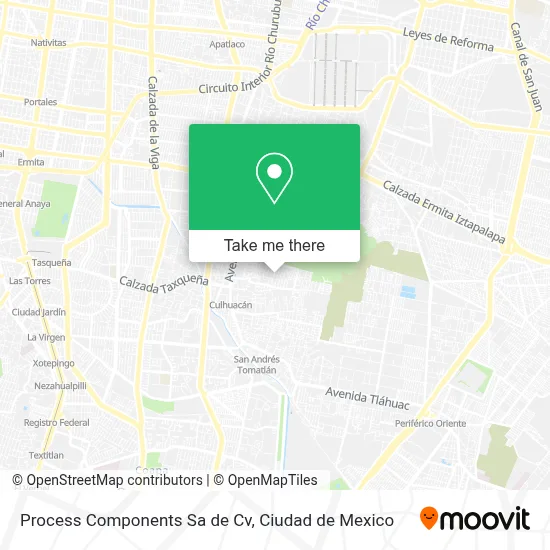 Process Components Sa de Cv map