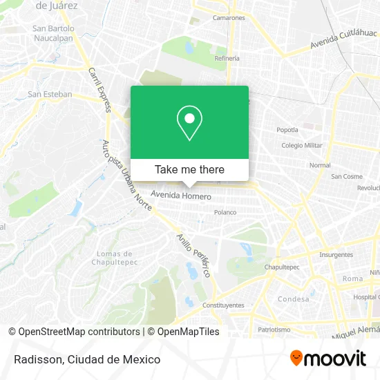 Radisson map