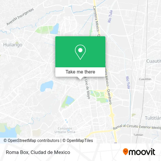 Roma Box map