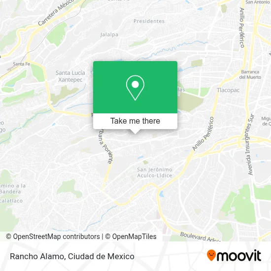 Rancho Alamo map