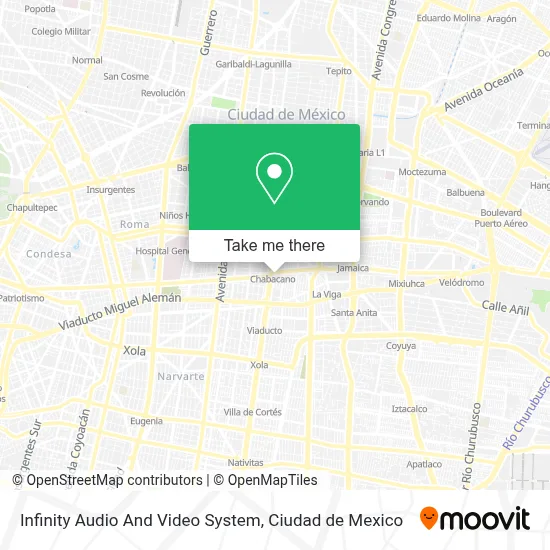 Infinity Audio And Video System map