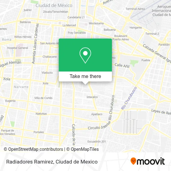 Radiadores Ramirez map