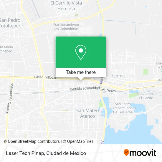 Laser Tech Pinap map