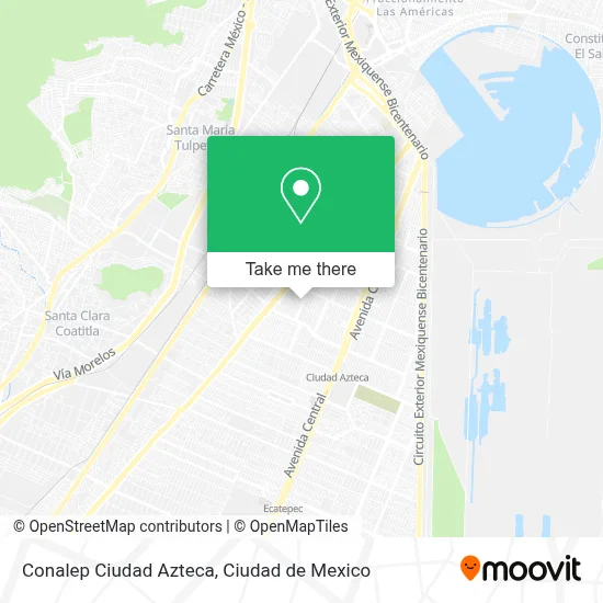 Conalep Ciudad Azteca map