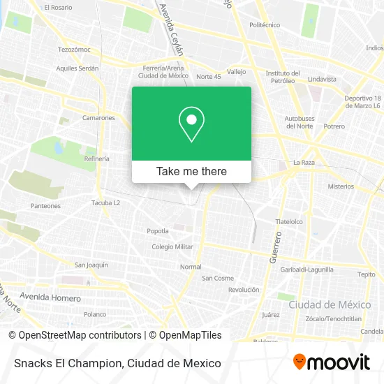 Snacks El Champion map