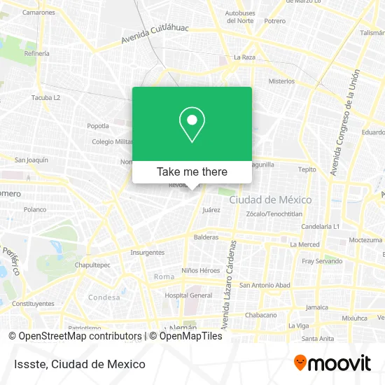 Issste map