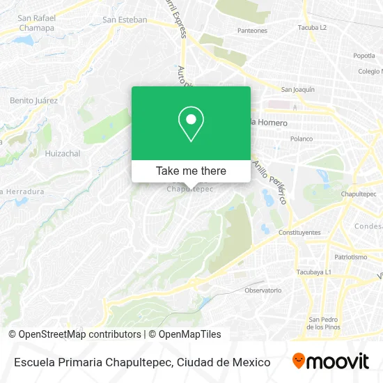 Escuela Primaria Chapultepec map