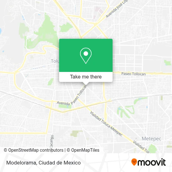 Modelorama map