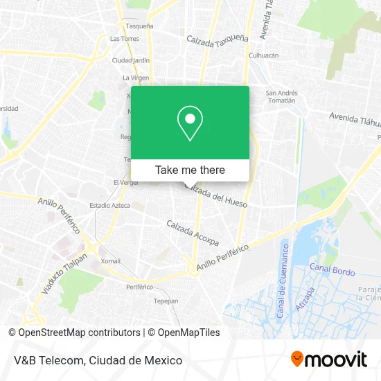V&B Telecom map