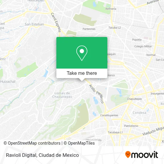 Ravioli Digital map
