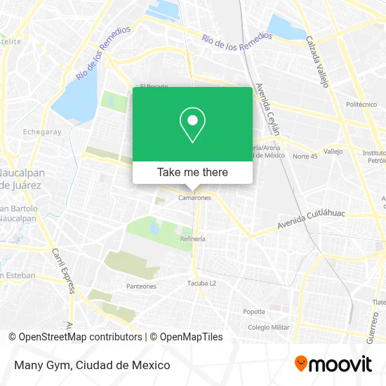 Many Gym map