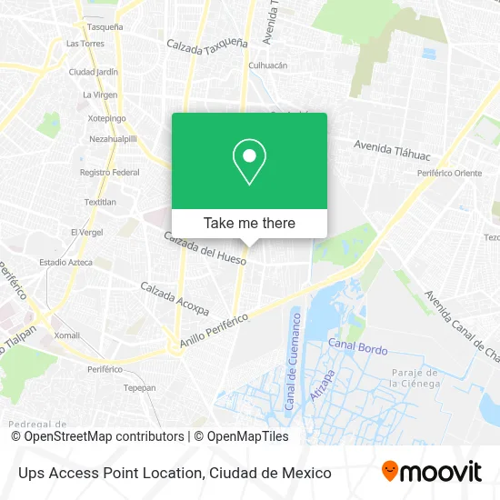 Ups Access Point Location map