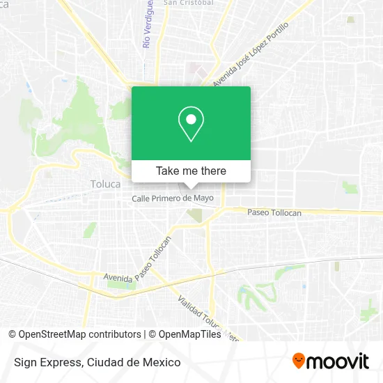 Sign Express map