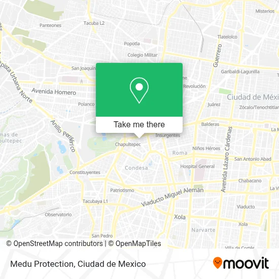 Medu Protection map