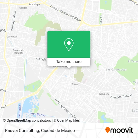 Rauvia Consulting map
