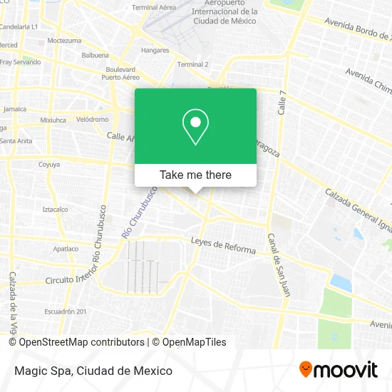 Magic Spa map