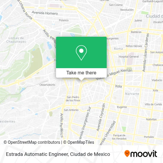 Estrada Automatic Engineer map