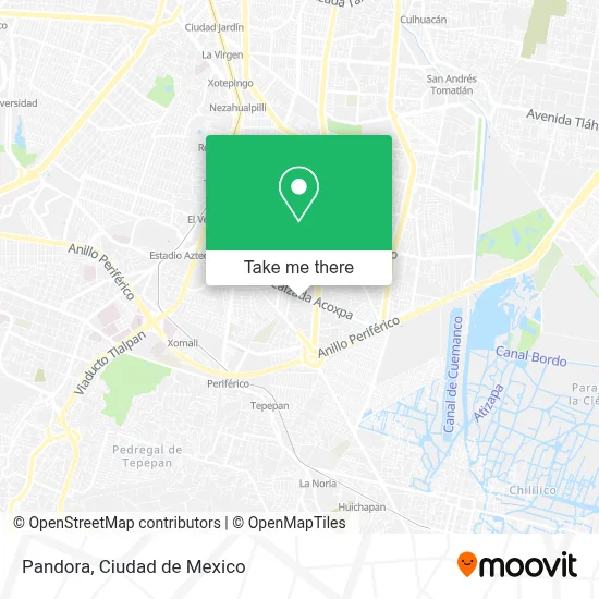 Pandora map