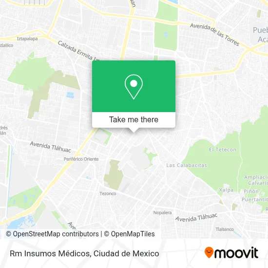 Rm Insumos Médicos map